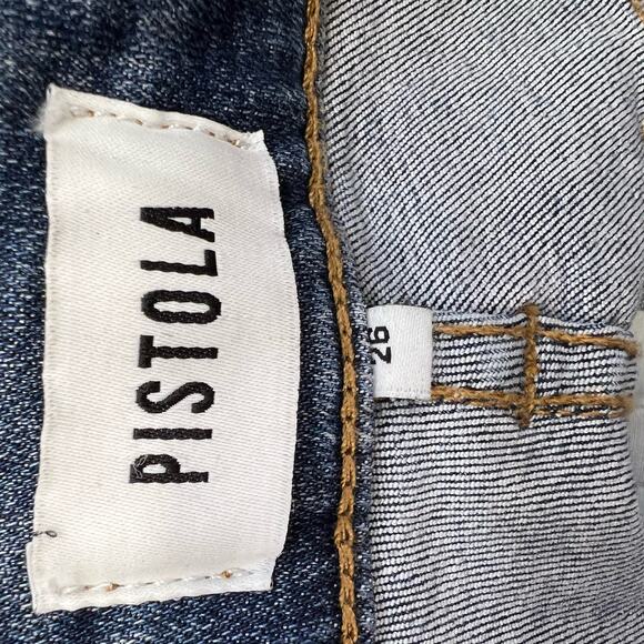 NWT Pistola Jeans Women's Size 26 Blue Aline High Rise Skinny Huntington Beach - Picture 11 of 13